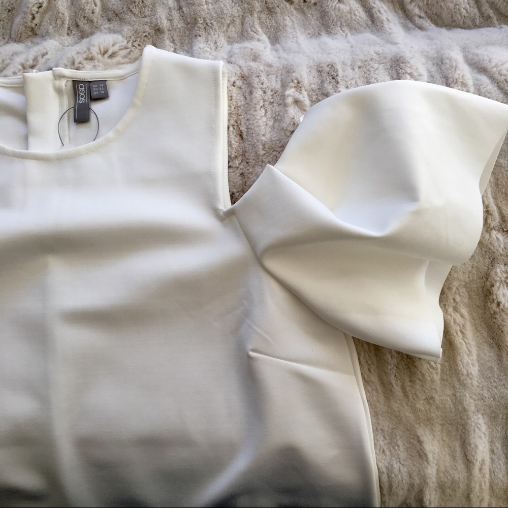 NWT Asos cold shoulder blouse
